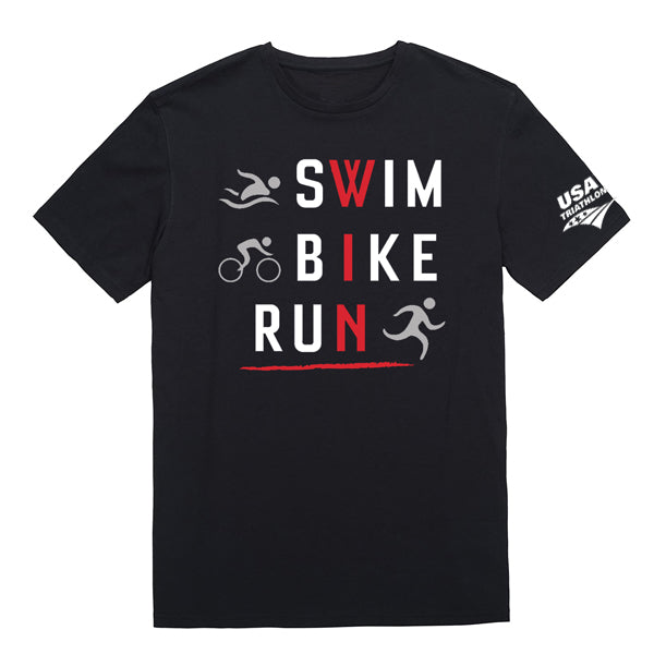 OTSO Camiseta Técnica Running Hombre Swim Bike Run