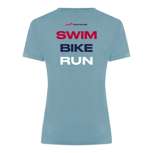 Women's Swim Bike Run BioSoft Tee Thumbnail