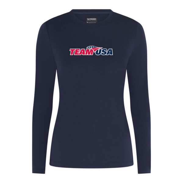 Women's AG Team USA L/S Run Tee Thumbnail