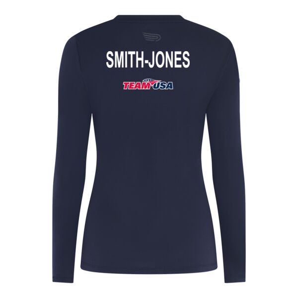 Women's AG Team USA L/S Run Tee NAME Thumbnail
