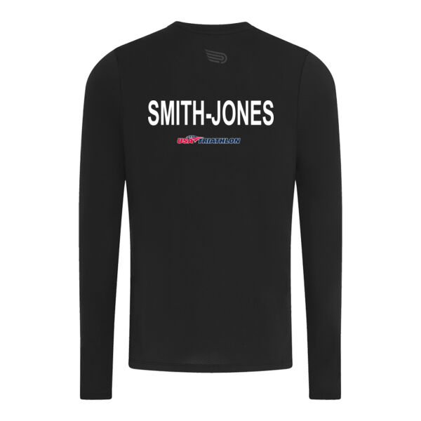 2024 AA Men's L/S Run Tee with NAME Thumbnail