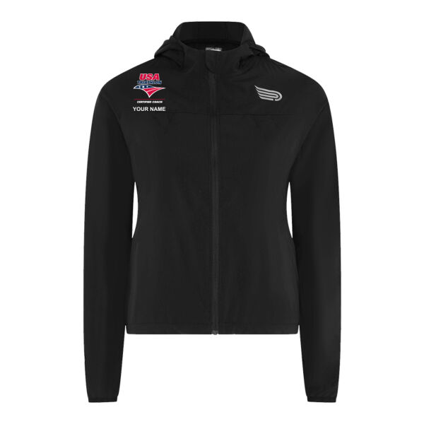 Women's USAT Certified Coach Track Jacket with NAME  Thumbnail